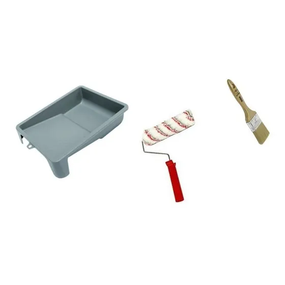 Kit De Bandeja + Pincel 1,5  + Rodillo 23cm