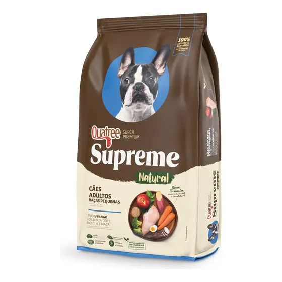 Ração Quatree Supreme Cães Adultos Raças Pequenas 2,5kg