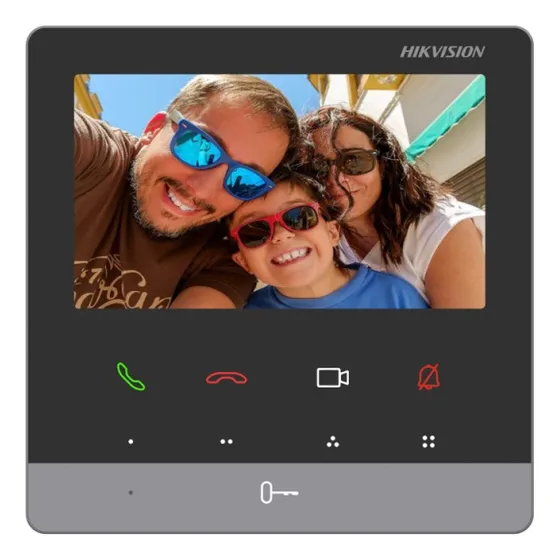 Monitor Ip Video Portero Hikvision Ds-kh6100-e1 (no Wifi) Color Negro