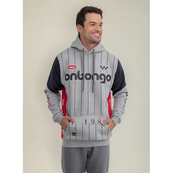 Moletom Onbongo Estampado Jue Masculino - Mescl