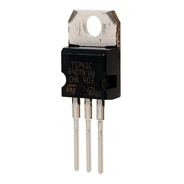 Transistor Tip41 100v 6a Npn To220 Tip41c Arduino Nubbeo