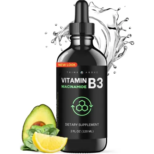 Vitamina B3 Niacinamida Líquida - Forma No Flush De C4hxa