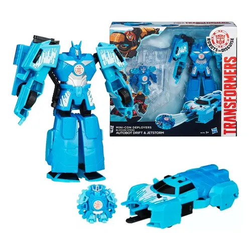 Boneco Transformers Robots In Disguise Kit Com 4 - Mini-con