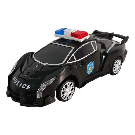 Patrulla Policía 2en1 Transformer Robot Pelea Figura Acción