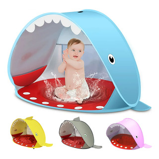 E Barraca De Praia Infantil Com Piscina Com Proteção Uv E Barraca De Praia Infantil Com Piscina Com Proteção Uv