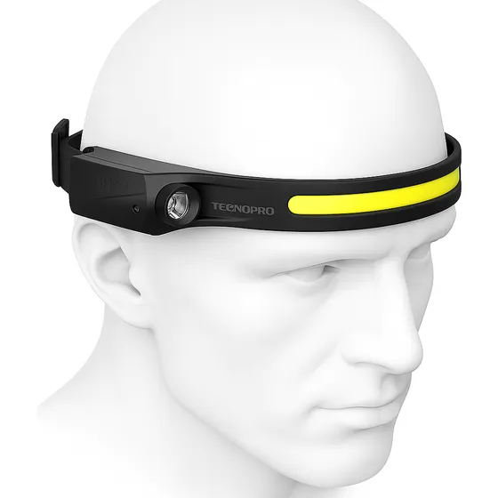 Linterna Led Cintillo Con Sensor Montado En La Cabeza Color de la luz Blanco