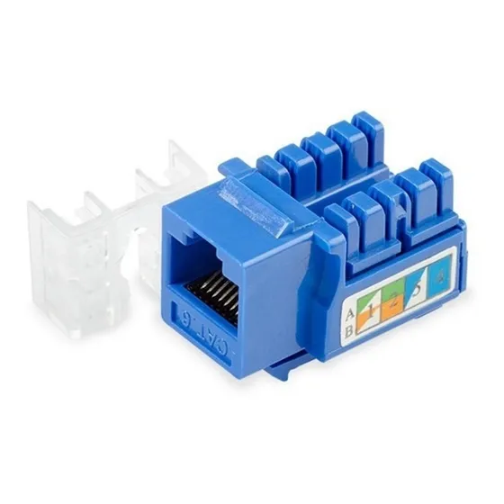 Jack Coupler Data Rj45 Cat 6 Wireplus + Azul 