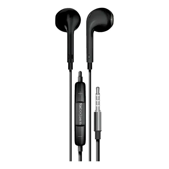 Auriculares Foxbox Boost Para Motorola Samsung Manos Libres Color Negro