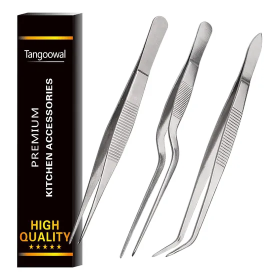 Rivoean, Pinzas De Acero Inoxidable Pinzas De Precision