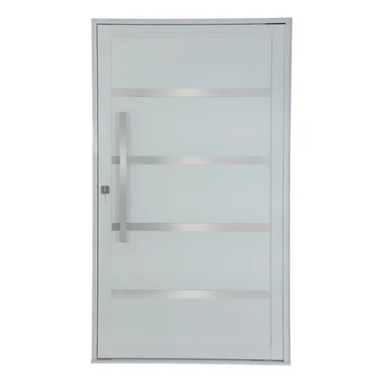 Porta Pivotante Lambril Branca 2,10 X 1,20 Modelo Evolution
