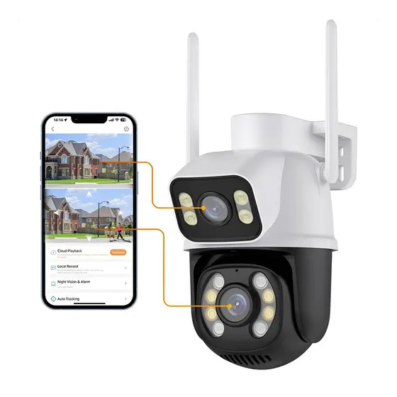 Camera Wifi De Seguranca Externa Residencia Ip Com Audio 360