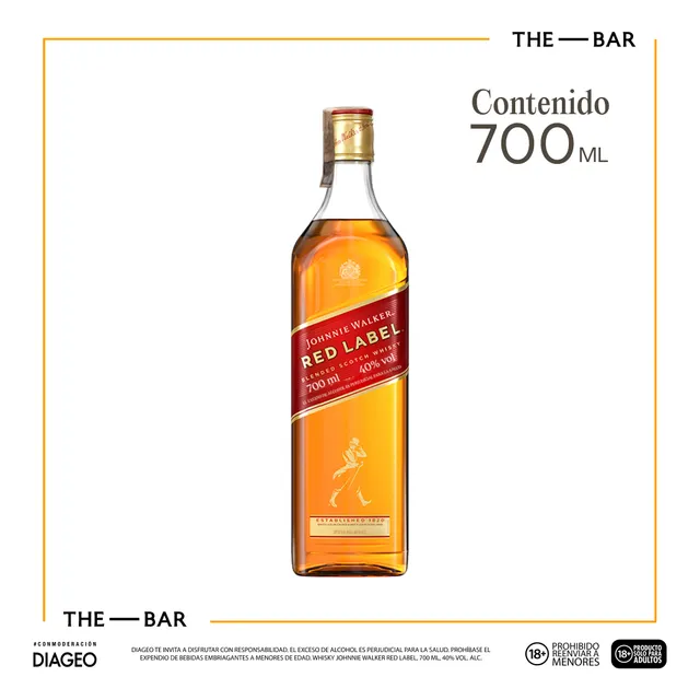 Whisky Johnnie Walker Red 700ml