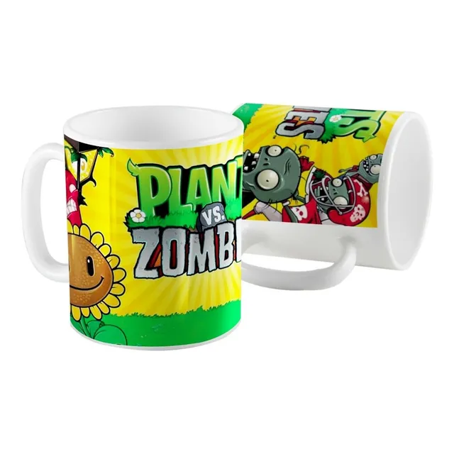  Taza  Plástico Plantas Vs Zombies Heroes En Pijama  350cm