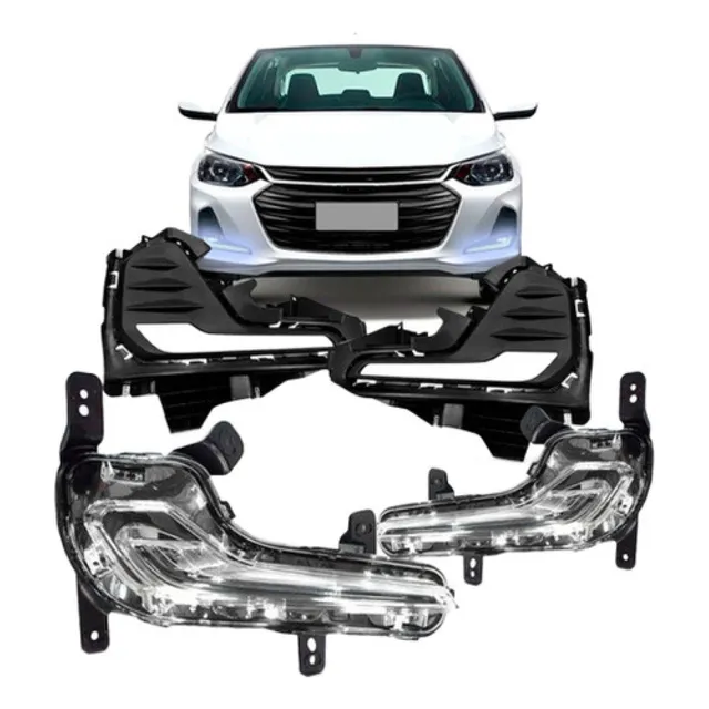 Kit Farol Milha Luz Diurna Drl Novo Onix Plus/ Premier 2020