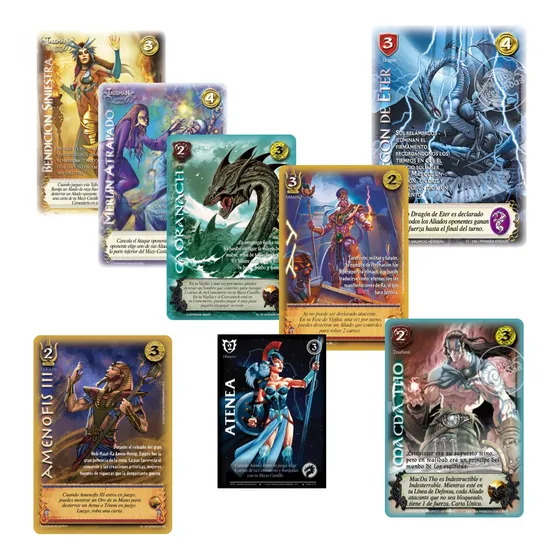 Lote 50 Cartas Mitos Y Leyendas Primer Bloque Reeditada Foil