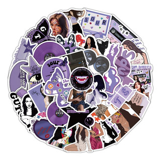 Olivia Rodrigo Sour Guts 50 Calcomanias Stickers Pvc Vs Agua Olivia Rodrigo Sour Guts 50 Calcomanias Stickers Pvc Vs Agua