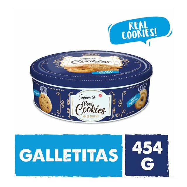 Lata Galletitas Danesas Butter Cookies 454g Cuisine Dan Cake