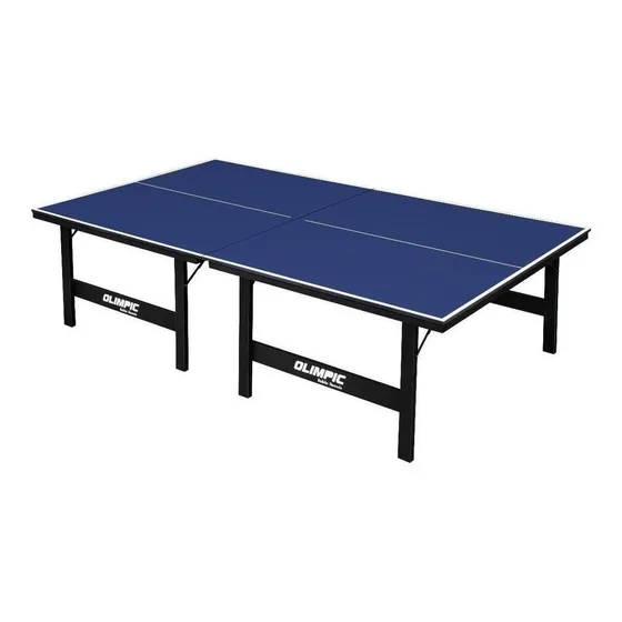 Mesa de ping pong Klopf 1014 Olimpic fabricada em MDP cor azul