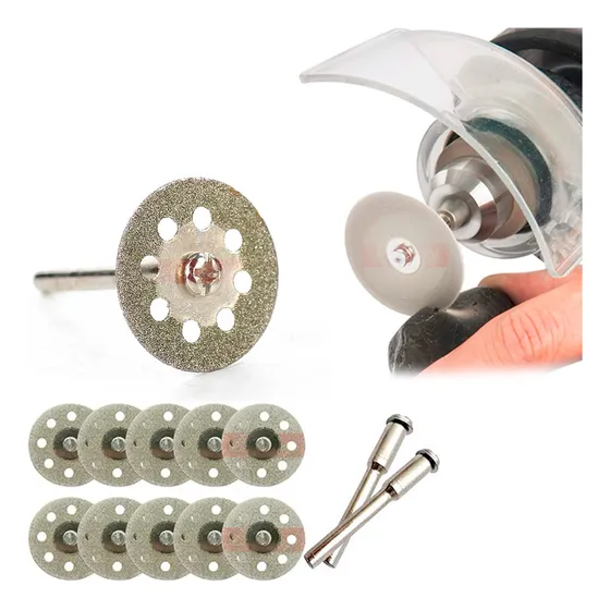 Kit 10 Discos De Corte De Diamante, Para Dremel Mototool