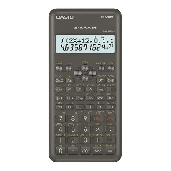 Calculadora Cientifica Casio Fx-570ms Relojesymas