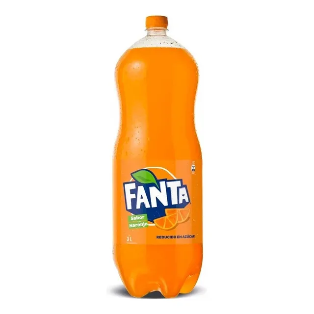 Refresco Fanta Naranja 3 Litros Descartable