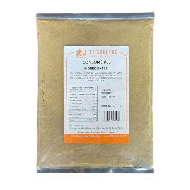 Consomé De Res Caldo Sazonador Vegano 1 Kilo