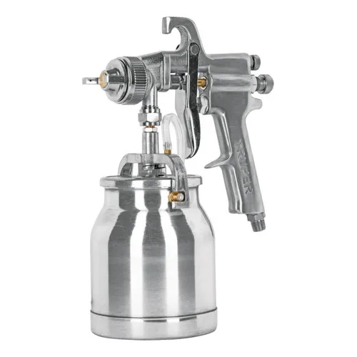 Pistola Para Pintar 50psi Succion Truper 14087 Truper Color Plateado