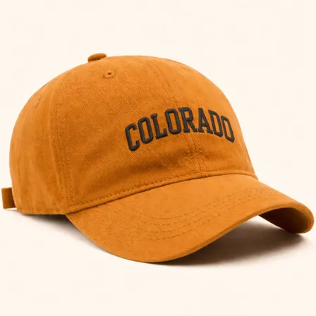 Boné Colorado Virginia Fitão Regulável Abacurva Strapback Ny Caramelo Com Preto Un