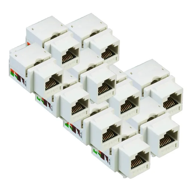10x Conector Keystone Cat5e Fêmea Rj45 Tomada Original C/nf