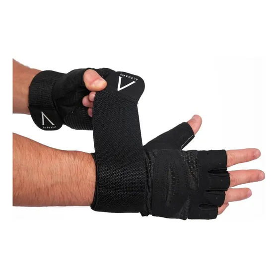 Guantes Deportivos Con Muñequera | Para Gimnasio Y Ciclismo