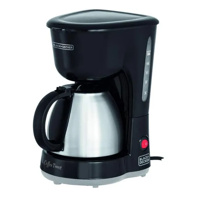 Cafeteira Elétrica 18 Cafés Inox Cm15 127v Black Decker