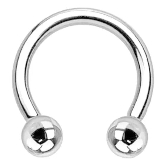 Piercing Aço Cirurgico Boca Orelha 6mm Smile Helix Septo
