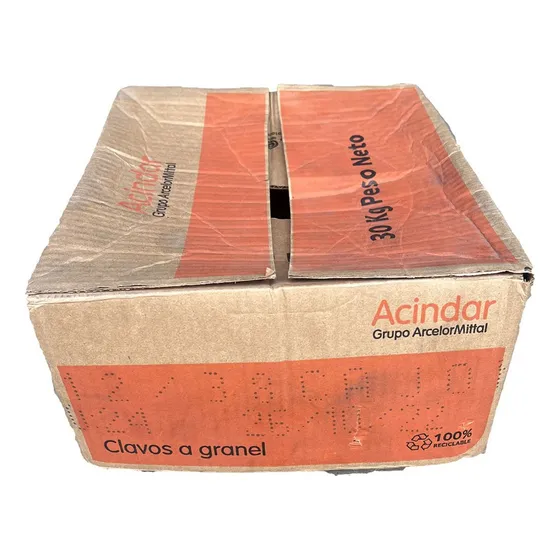 Clavos Punta París 2'' - Caja Cerrada 30kg Granel