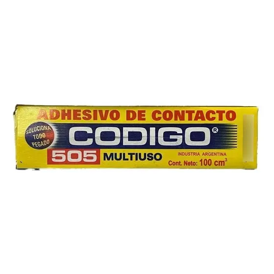 Adhesivo De Contacto Codigo 505 Multiuso Pomo 100 Cm3
