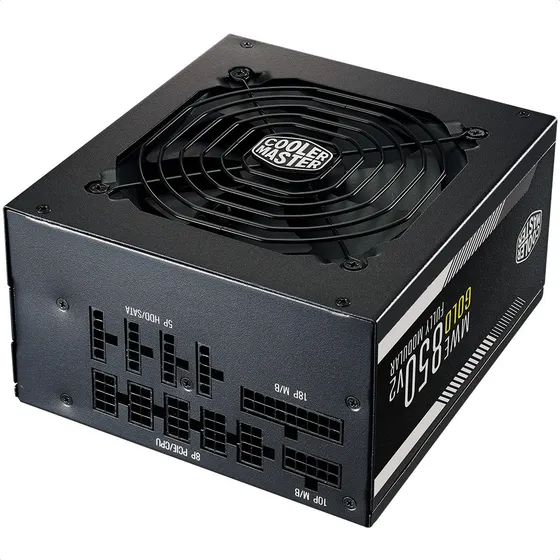 Fuente Poder Cooler Master Mwe Gold 850 V2 80 Plus Modular