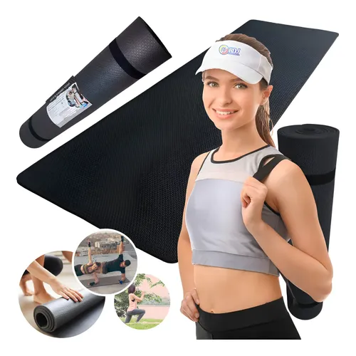 Tapete De Yoga Mat Em Nbr 10mm Premium Odin Fit | MercadoLivre