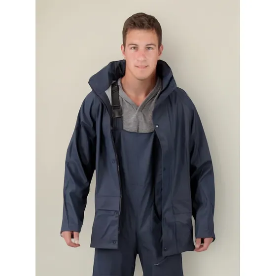 Equipo De Lluvia Impermeable Engomado Con Peto Calidad
