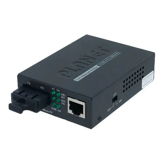Conversor De Midia Planet 20km Sm 1310nm Ft-806a20