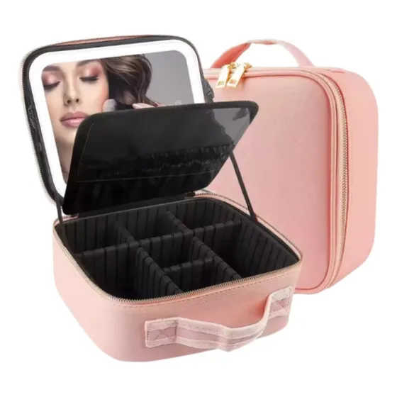 Maletin Valija De Maquillaje Profesional Con Luz Led