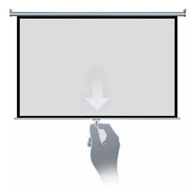 Pantalla Ecran Westminster Para Pared Manual 84 Blanco Mate