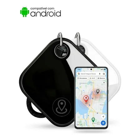 Mini Rastreador Veicular Carro Moto Localizador Gps Android  Preto/branco