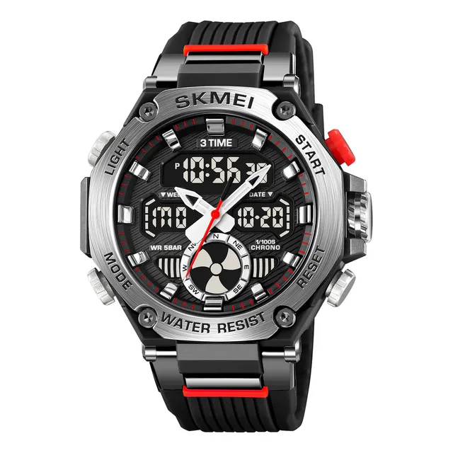Reloj Hombre Skmei 2223 - Analógico Digital - Ø50mm Malla Sk-2223bks