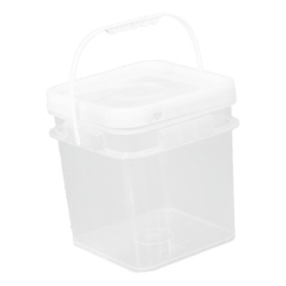 Balde Quadrado De 10l Para Todos Os Fins, Recipiente Para Balde Quadrado De 10l Para Todos Os Fins, Recipiente Para