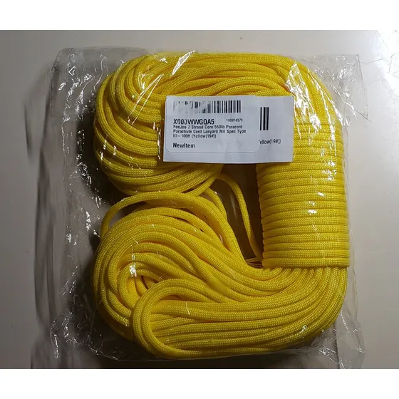 Cuerda Paracord, Nucleo 7 Hebras, Resistencia 550lbs, 30m.