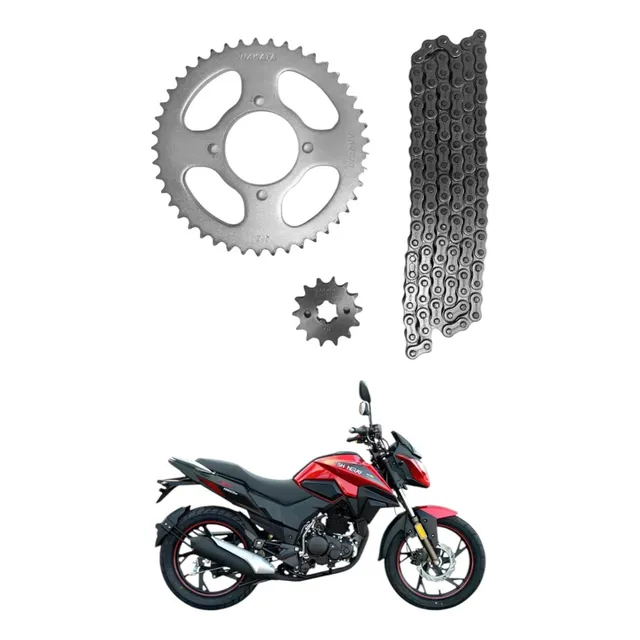 Kit Relação Transmissão Shineray Jef150 Jef 150