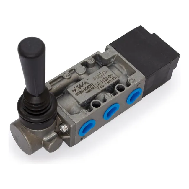Valvula Alavanca Mola 5vias 3 Posição Cf 1/4 Bsp Werk-schott