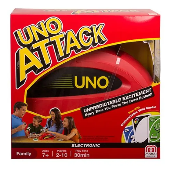 Mattel Games Uno Attack Electrónico - Juego De Mesa
