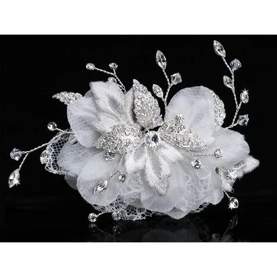 Tocado Para Novia De Flor, Peineta De Flores