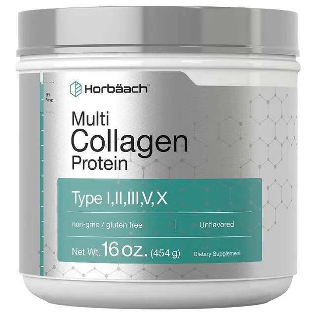 Proteína De Colágeno Múltiple 10000 Mg Horbäach (454 G)