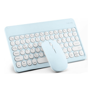 Kit Teclado Inalambrico Recargable Y Mouse Bluetooth Kit Teclado Inalambrico Recargable Y Mouse Bluetooth